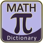 mathematics dictionary android application logo